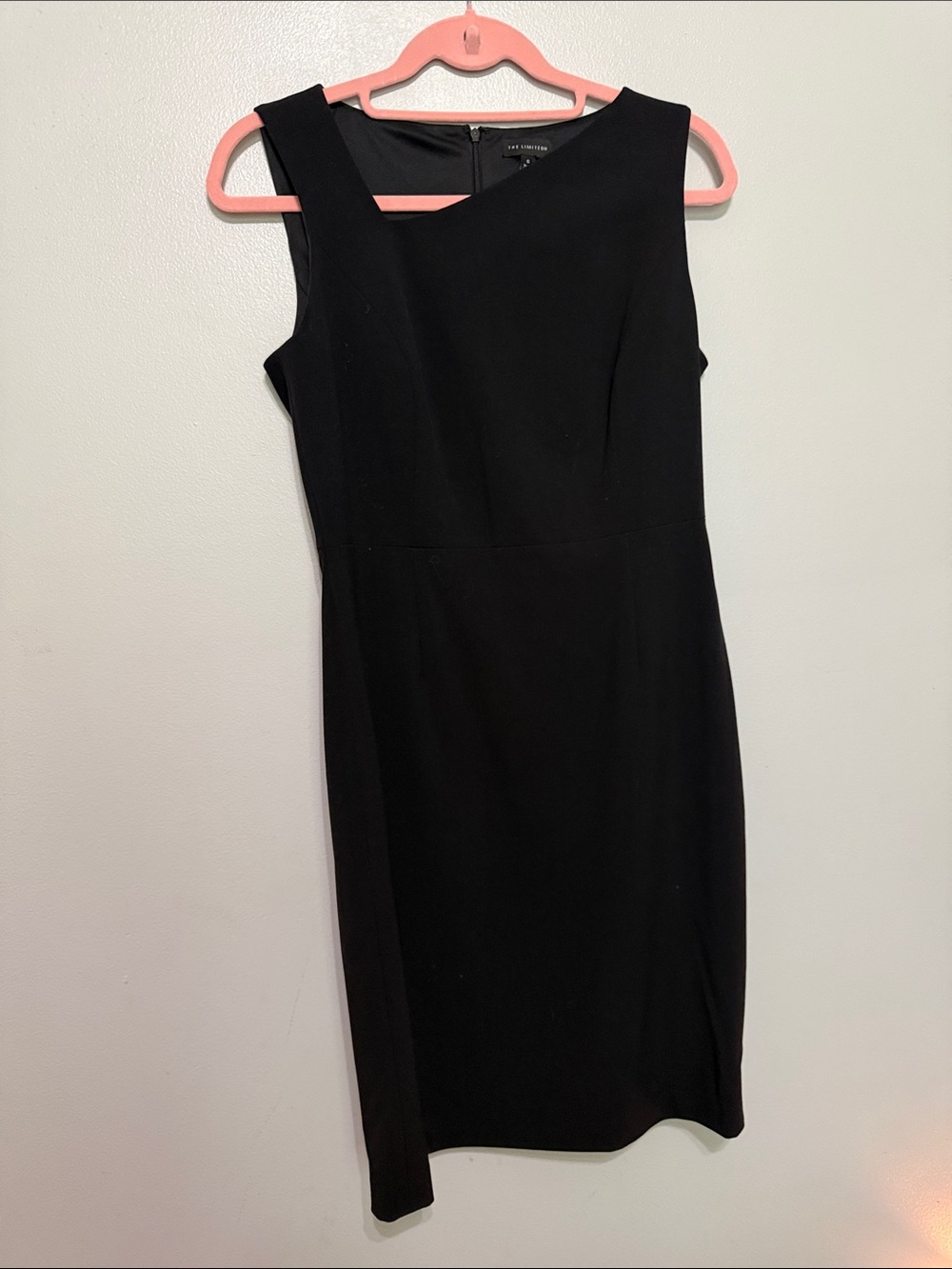 The Limited Black One-Shoulder Sheath Dress - Minimalist Cocktail